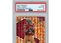 2021 Panini Mosaic Trey Lance #303 Reactive Orange PSA 10 SF 49ers!