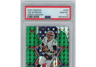 2022 Mosaic Joe Burrow Green Mosaic National Pride #255 PSA 10 Gem Mint