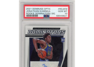 2021 Donruss Optic Rookie Dominators Auto Jonathan Kuminga #'d 23/25 PSA 10