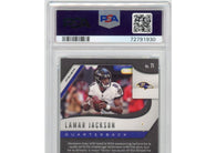 2019 Panini Prizm Lamar Jackson #71 Hyper Prizm #'d 143/175 PSA 10 Ravens!