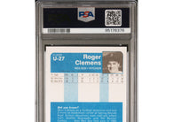 1984 Fleer Update Roger Clemens #U-27 PSA 9