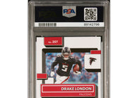 2022 Panini Donruss Optic Drake London #207 Pink PSA 10 Falcons!