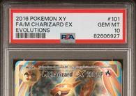 2016 PokéMon TCG FA/ M Charizard EX #101 Evolutions PSA 10!