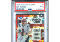 2021 Panini Contenders Optic Joe Burrow #8 Cracked Ice PSA 9 Bengals!