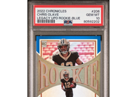 2022 Panini Chronicles Chris Olave #206 Update Rookie-Blue #'d /25 PSA 10!