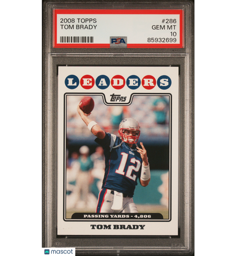 2008 Topps Tom Brady #286 PSA 10