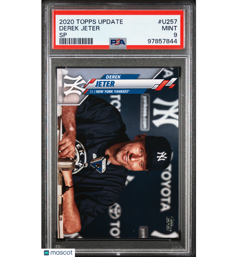 2020 Topps Update Derek Jeter #U257 SP PSA 9 NY Yankees!