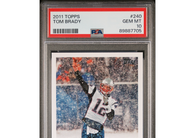 2011 Topps Tom Brady #240 PSA 10 New England Patriots!