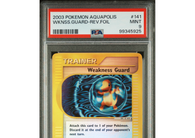 2003 PokéMon TCG Aquapolis Weakness Guard-Reverse Foil #141 PSA 9!