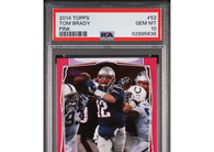 2014 Topps Tom Brady #52 Pink #'d 353/499 PSA 10 Patriots!