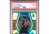 2021 Panini Select Evan Mobley #RSEMB Rookie Signatures PSA 9 Cleveland Cavs!